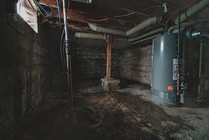 unrenovated basement